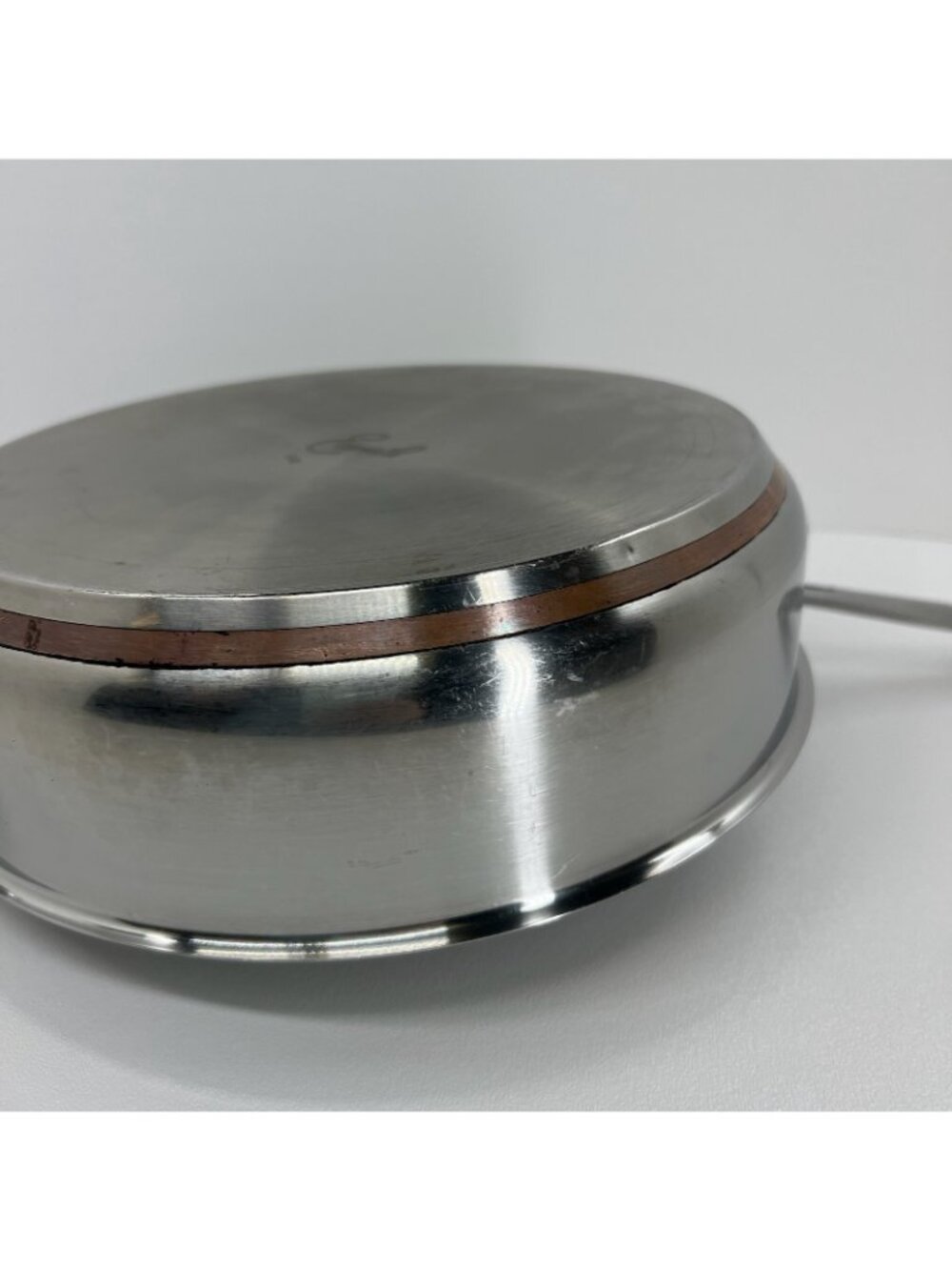 Emeril 3qt Sauté Pan Stainless Steel Copper Band Skillet Helper Handle 10.5 Inch - Picture 13 of 16
